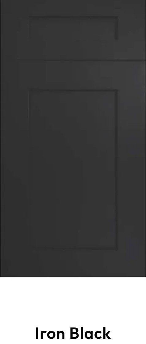 Iron Black cabinets